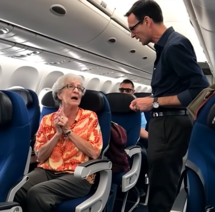 “Old Woman Shamed in Business Class—But the Pilot’s Words Silenced Everyone