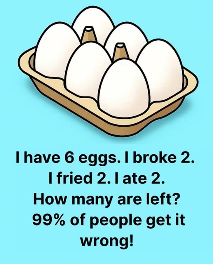 Viral test for missing eggs and few solve