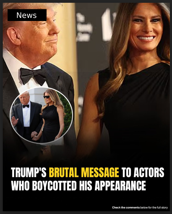 Trump Fires Back At Celebrity Boycott During His And Melania’s Surprise ‘Les Misérables’ Outing