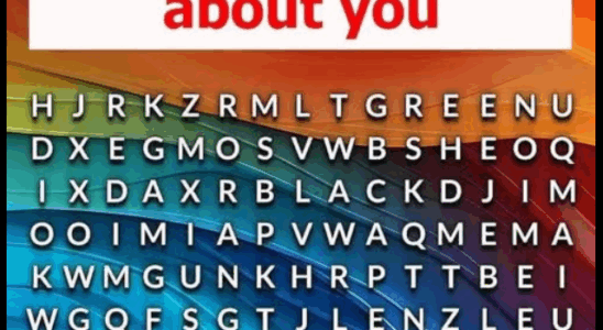 First color you see can say a lot about you
