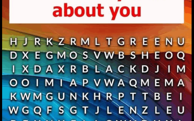 First color you see can say a lot about you