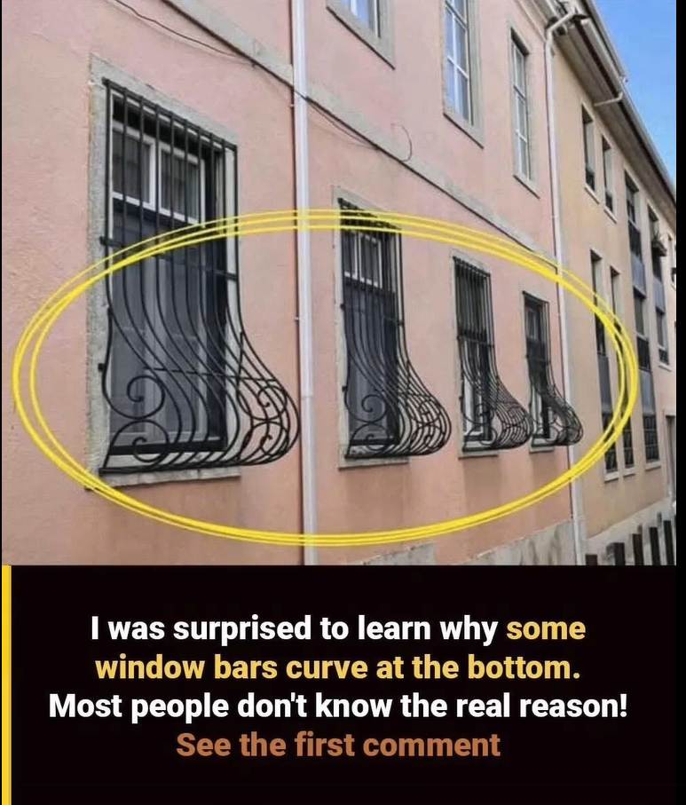 Why Some Window Grills Have a Curve at the Bottom – The Meaning Behind It