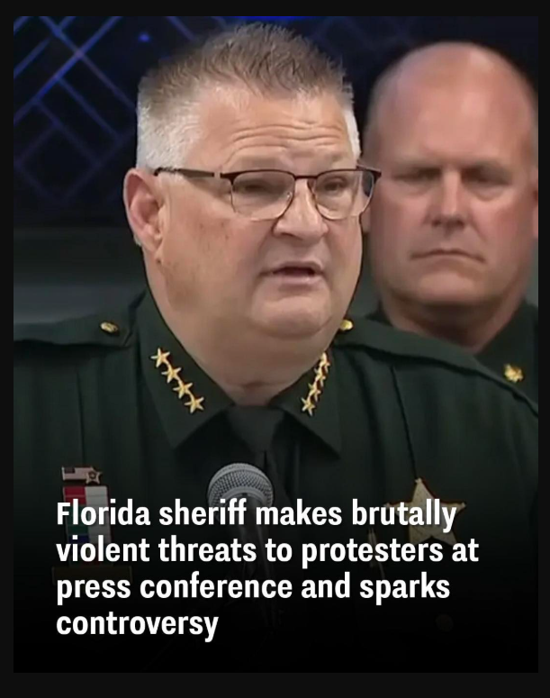 Florida Sheriff’s Controversial Warning Sparks National Debate Over Protest Response