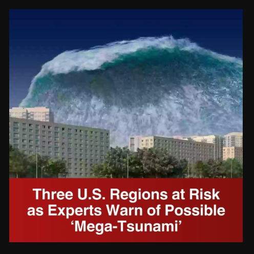 Experts Say 3 Major U.S. Regions Face Risk of Tsunamis and Flooding