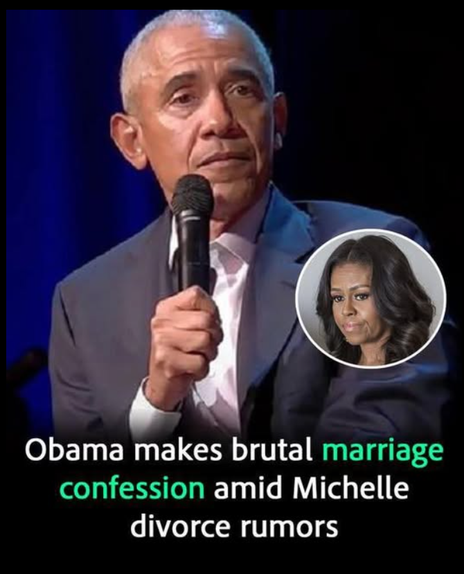 Obama makes surprising admission following divorce rumors