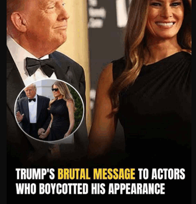 Trump fires back at celebrity boycott during his and Melania’s surprise ‘Les Misérables’ outing