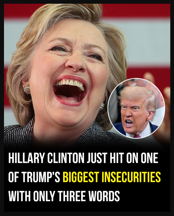 Hillary Clinton trolls Trump with three brutal words