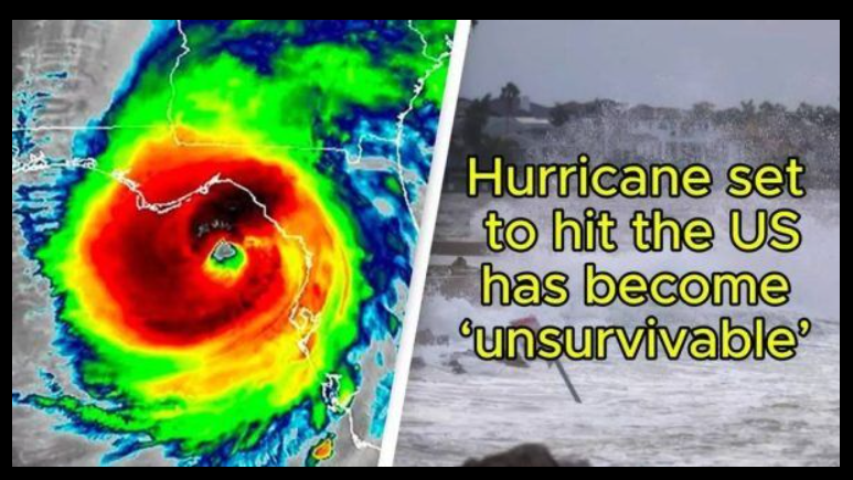 Hurricane set to hit the US has become ‘unsurvivable’