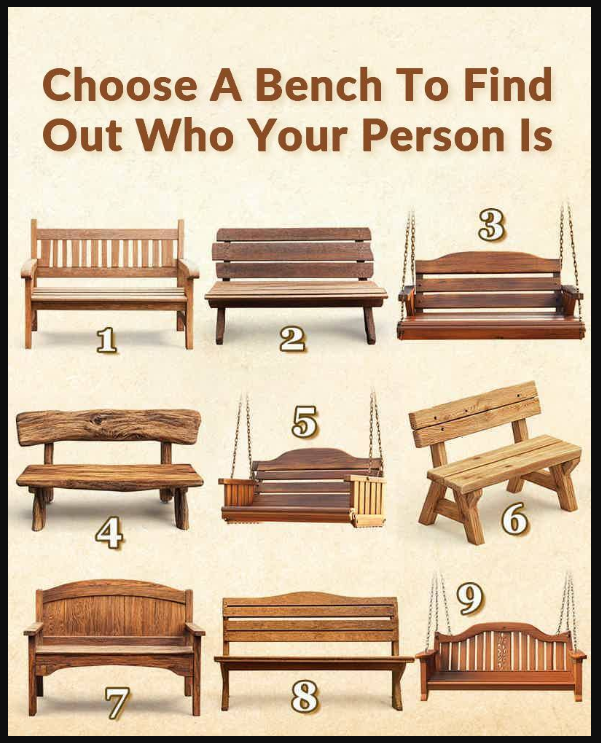 Choose A Bench To Find Out Who You Inherited Your Personality From