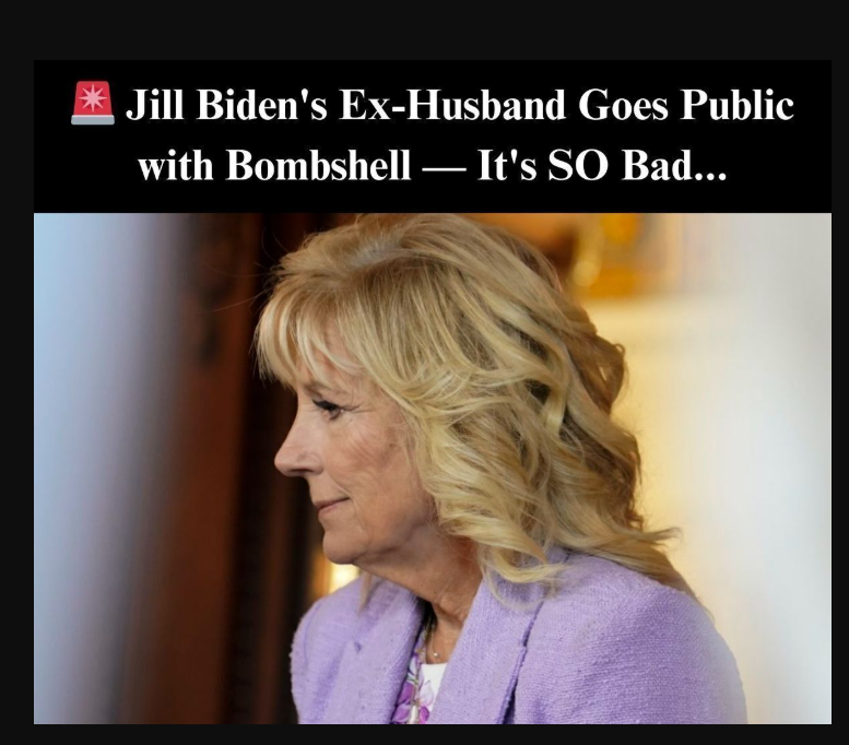 Jill’s Ex-Husband Slams First Lady, Says She’s Not Same Person He Married