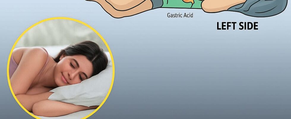 The amazing benefits of sleeping on your left side