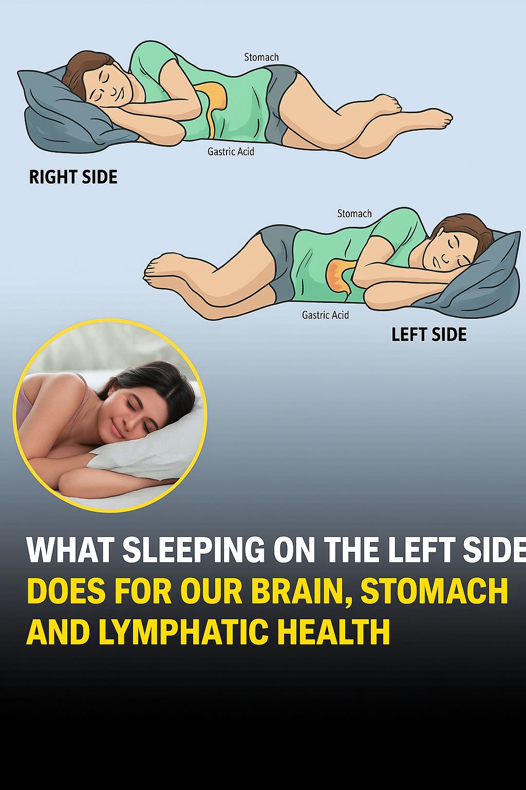 The amazing benefits of sleeping on your left side