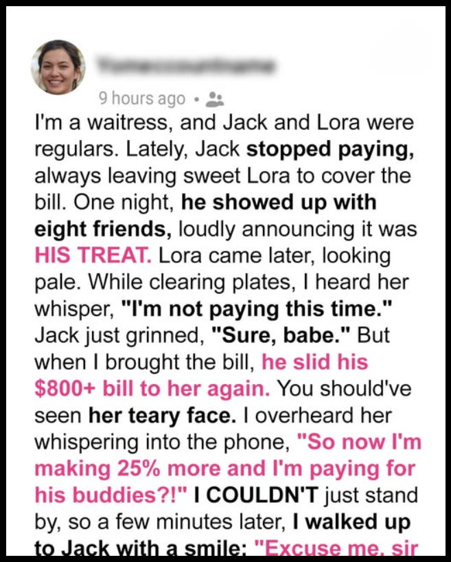 I Witnessed Man Demanding His Wife Pay 0+ for Him and His Friends