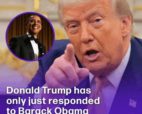 Donald Trump has only just responded to Barack Obama ‘mocking him’ in 2011