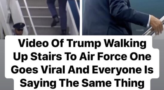 Footage of Trump boarding Air Force One spreads online — and the internet is united in its reaction