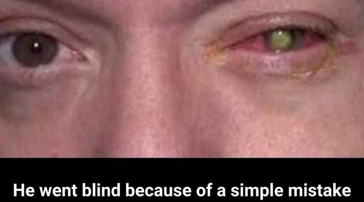 The Nightly Habit That Cost a Man His Sight