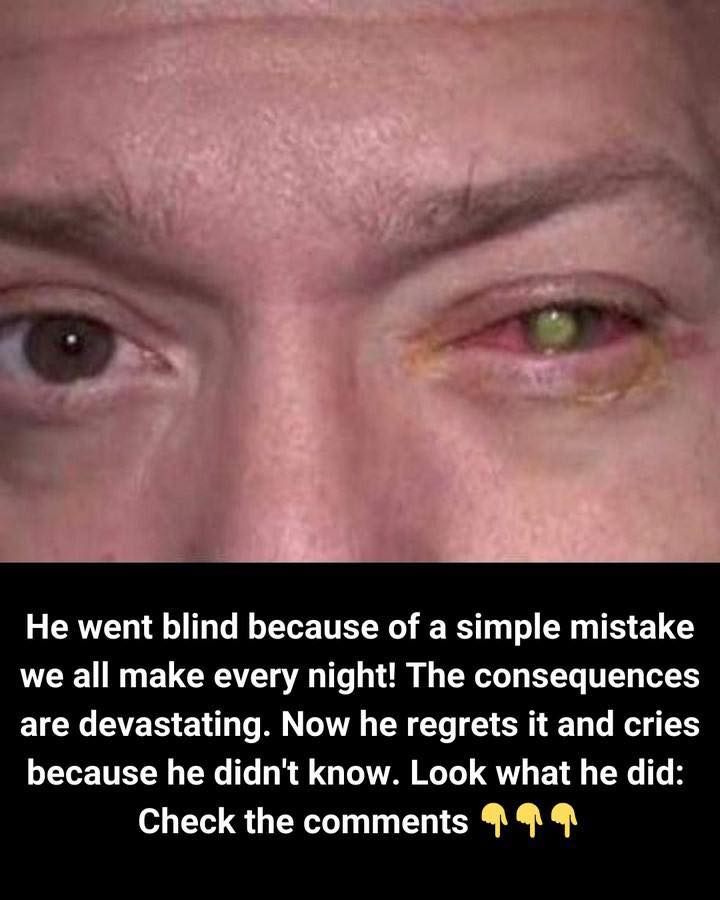 The Nightly Habit That Cost a Man His Sight