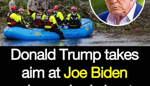 Donald Trump calls Texas flash flood “Biden setup”