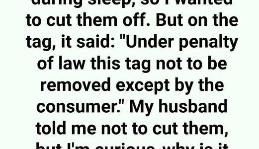 Are pillow tags illegal to remove?