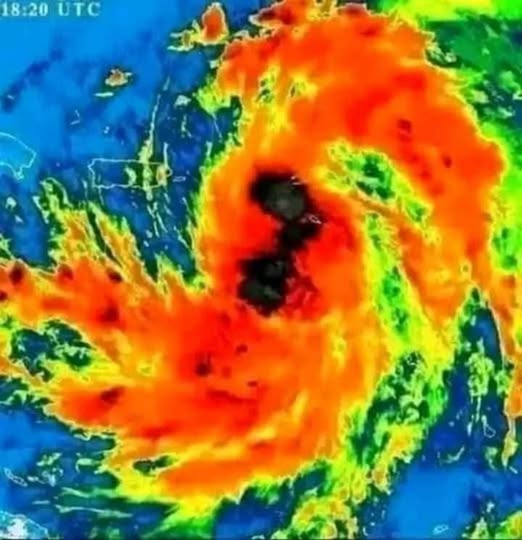 Large HURRICANE CATEGORY forming