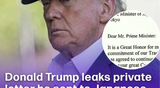 Donald Trump leaks private letter he sent to Japanese leader and people spot multiple ‘appalling’ errors in it