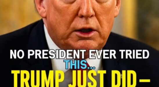 No President Ever Tried This. Trump Just Did — On Live Camera