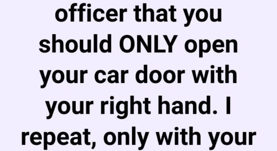 The Surprising Reason to Use Your Right Hand When Opening a Car Door