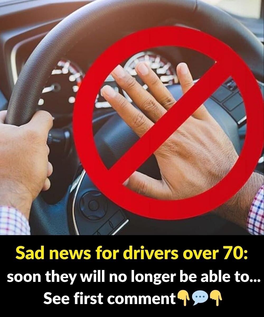 Sad news for drivers over 70, they will soon no longer be able…