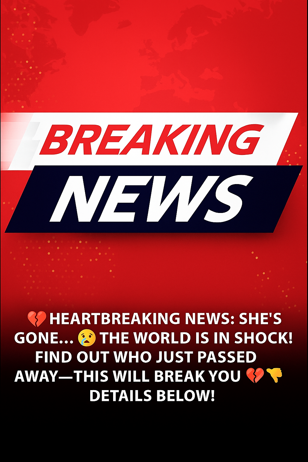 SHE HAS PASSED AWAY