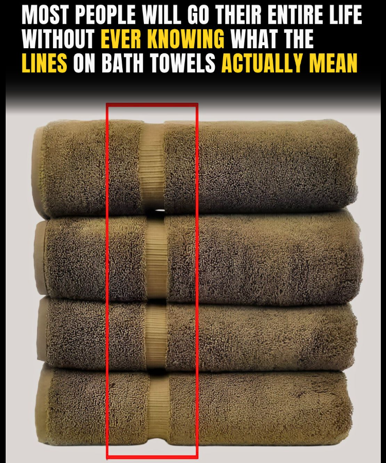 Most People Have No Idea What The Lines On Bath Towels Actually Mean