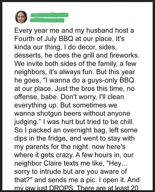 My Husband Excluded Me from the 4th of July BBQ
