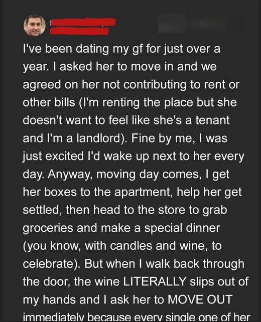 I Asked My Girlfriend to Move In With Me – What She Did on Moving Day Shocked Me to the Core