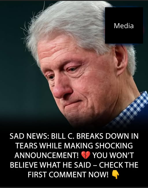 BILL CLINTON BREAKS DOWN DURING SHOCKING ANNOUNCEMENT