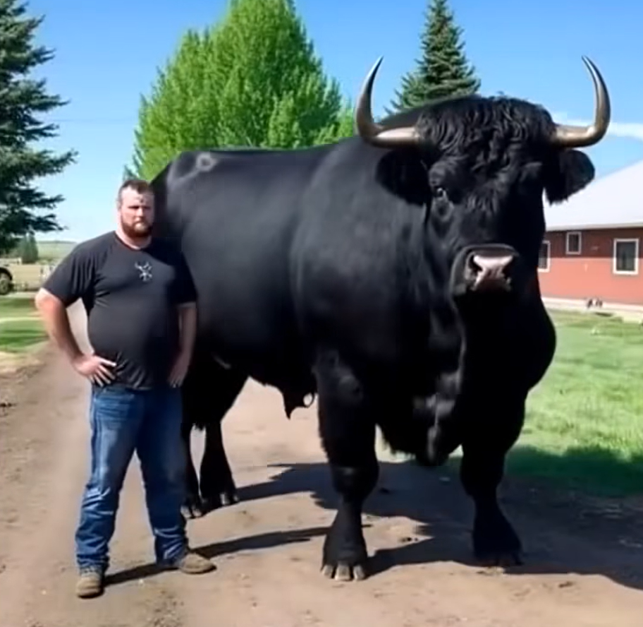 Just bought this registered Black Angus bull for ,500.