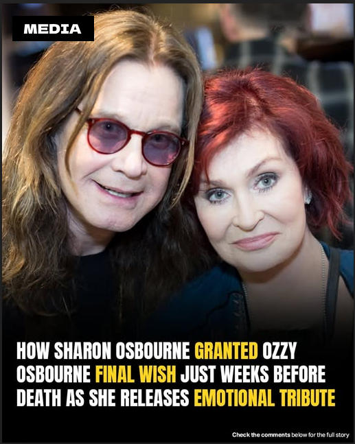Sharon Osbourne Granted Ozzy’s Final Wish: His Last Farewell In The Land He Loved