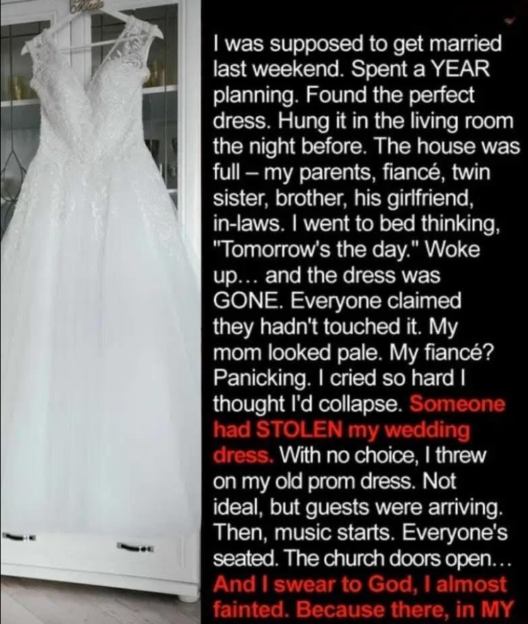 My Wedding Dress Vanished Just Hours Before the Ceremony – What Happened Next Still Haunts Me