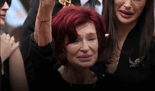 Sharon Osbourne’s Tearful Peace Sign Tribute At Ozzy’s Funeral Explained