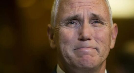 Mike Pence with tears in their eyes make the sad announcement..