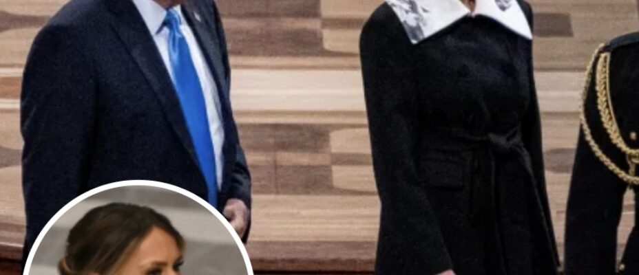 Melania’s Outfit At Carter Funeral Turns Heads After People Spot Small Detail