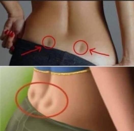 If you have these two holes in your back, it means this