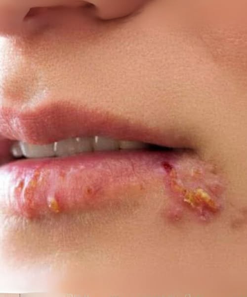 If You See This Appearing on Your Lips