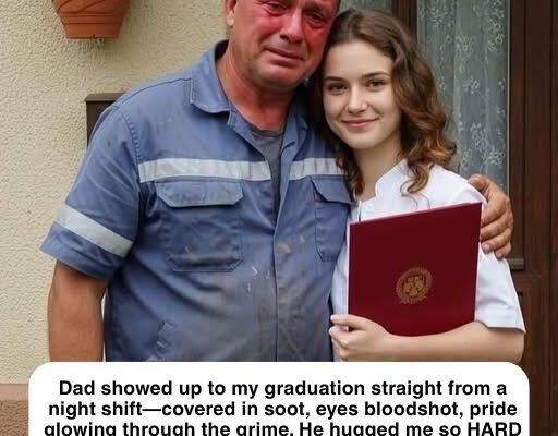 Dad Showed Up To My Graduation Straight From A Night Shift