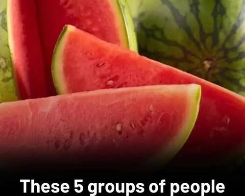 These 5 groups of people shouldn’t eat watermelon