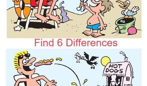 Hot Dogs: Find 6 Differences