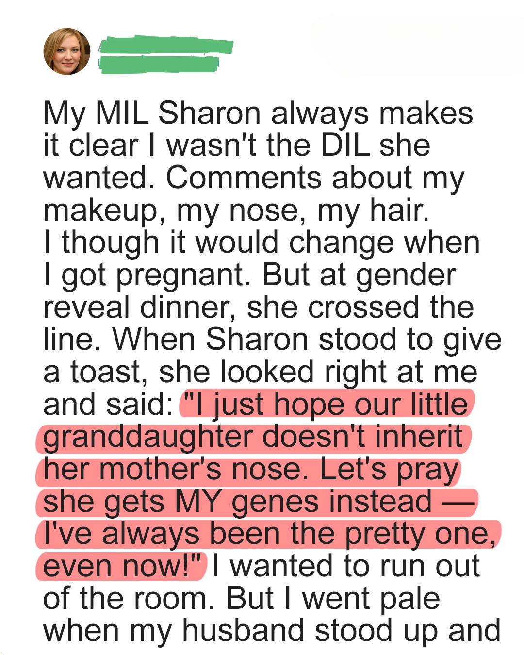 My Mother-in-Law’s Gender Reveal Dinner Ended in Public Shame — for Me