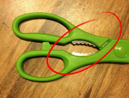 What Is That Weird Toothed Part on Kitchen Scissors For?