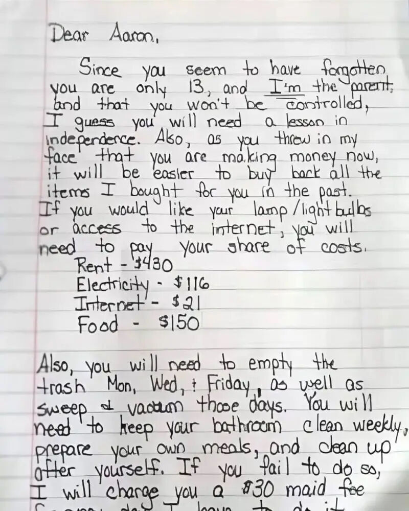 Mom Leaves a Note on Her “Disrespectful” Son’s Door—Now It’s Going Viral