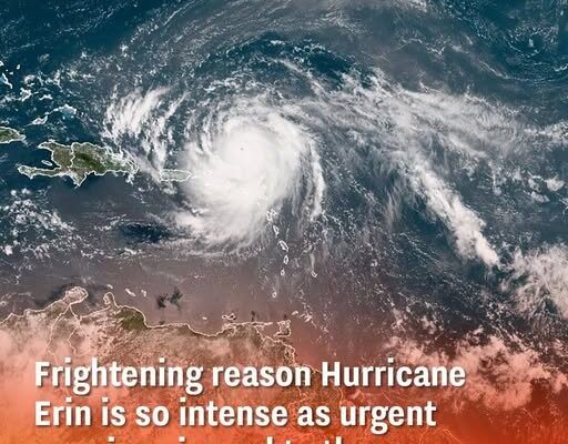 Frightening reason Hurricane Erin is so intense as urgent warnings issued to these parts of the US