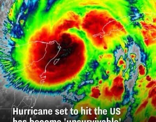 BREAKING NEWS Large HURRICANE