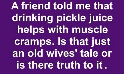 Can Drinking Pickle Juice Actually Relieve Muscle Cramps, or Is That a Myth?